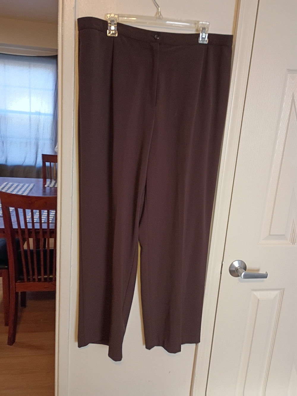 Dress Barn Brown Wide-Leg Trousers